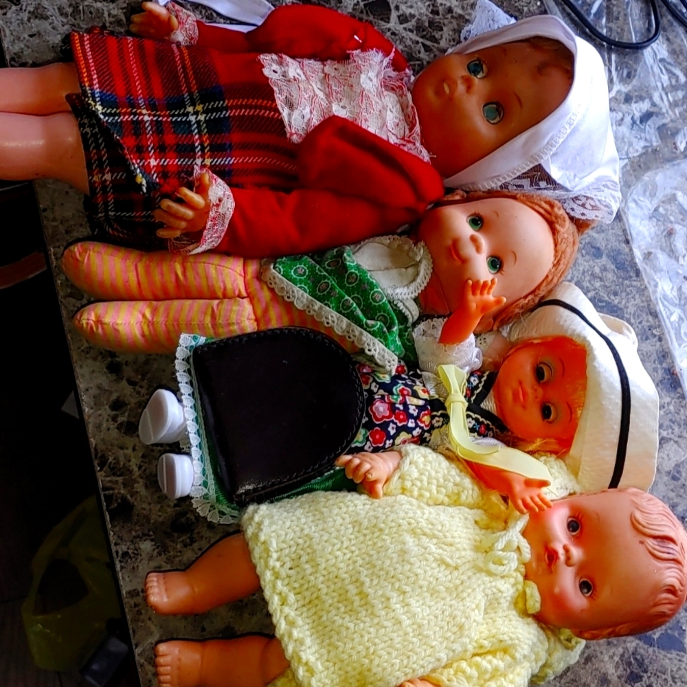 DOLLS 1950s+ VINTAGE super amazing